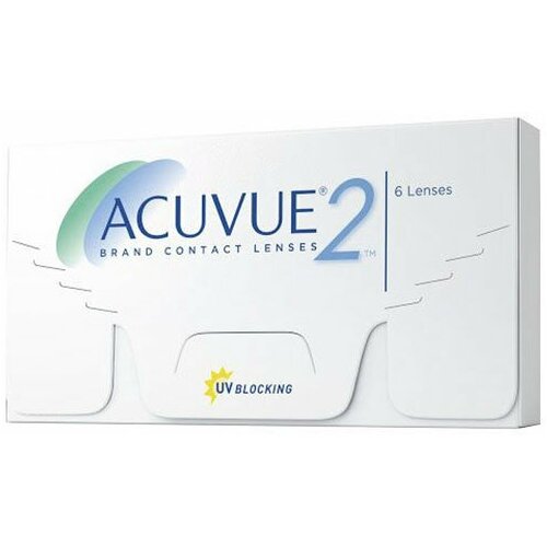 Контактные линзы ACUVUE 2, 6 шт., R 8,7, D +1,75, 1 уп. фото