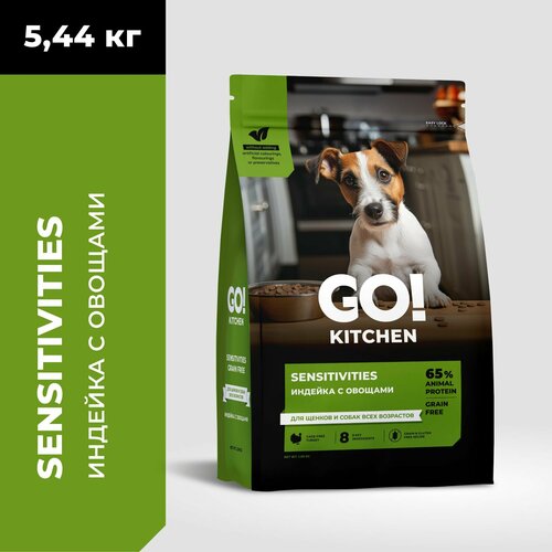 фотография Go! Kitchen Sensitivities Grain Free - Сухой корм для щенков и собак, с индейкой (5.44 кг), купить за 5260р