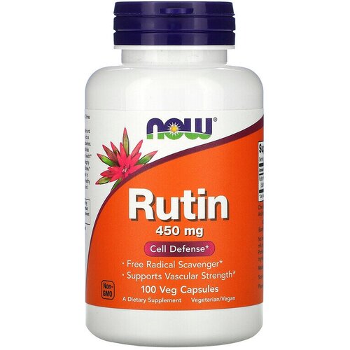 Рутин Нау Фудс (Rutin Now Foods), 450 мг, 100 капсул фото