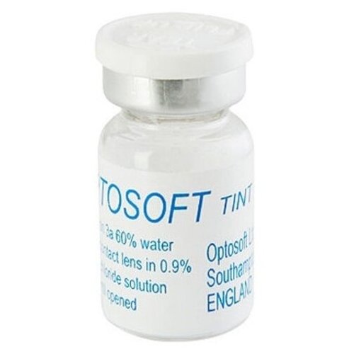 Контактные линзы Optosoft Tint, 1 шт., R 8,6, D -2,5, blue, 1 уп. фото