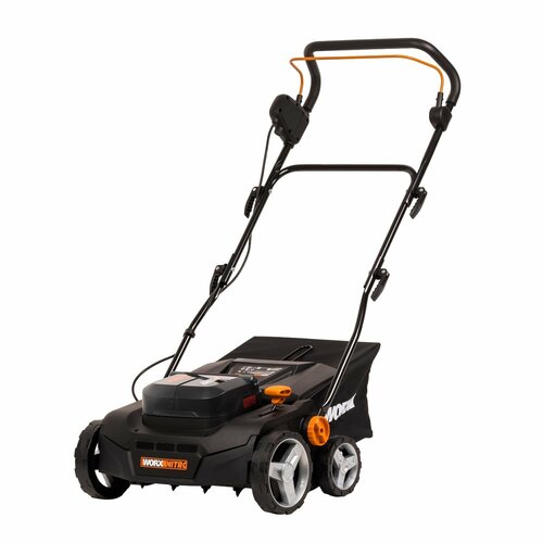 Аккумуляторный скарификатор-аэратор с бесщёточным мотором Worx Nitro WG855E.9, 40 В, ширина обработки 36 см, без АКБ и ЗУ фото