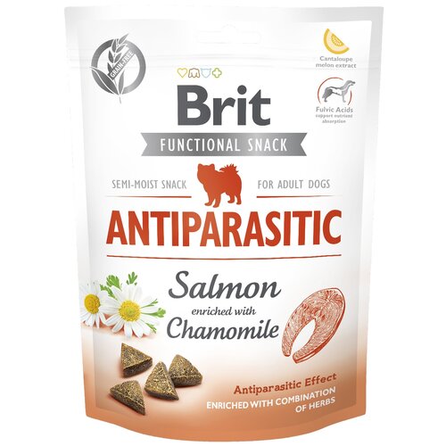 Лакомство для собак Brit Care Antiparasitic Salmon, 150 г фото