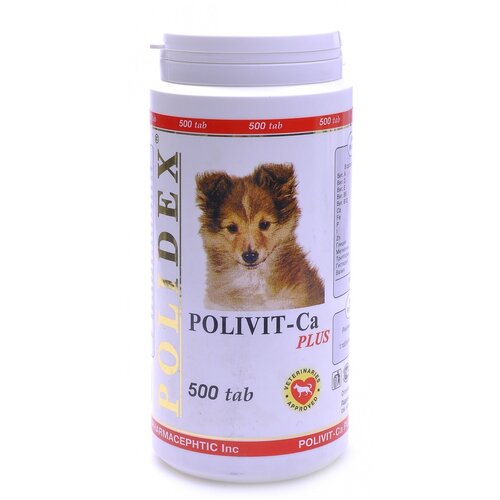 Витамины Polidex Polivit-Ca Plus , 500 таб. фото