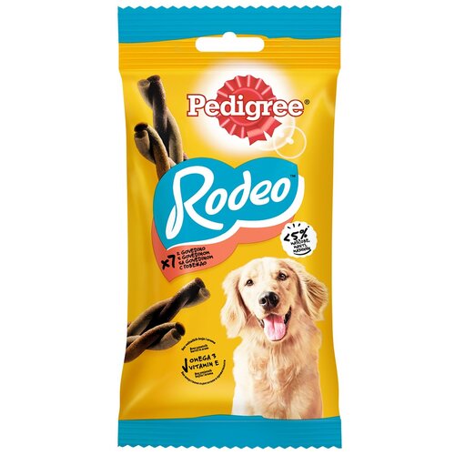 Лакомство для собак Pedigree Rodeo мясные косички, 123 г 10.25 г х 12 уп. фото