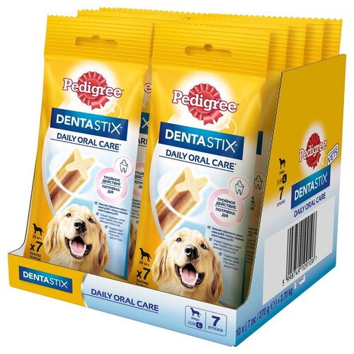 Pedigree DentaStix лакомство для собак крупных пород (10шт в уп) 270 гр фото