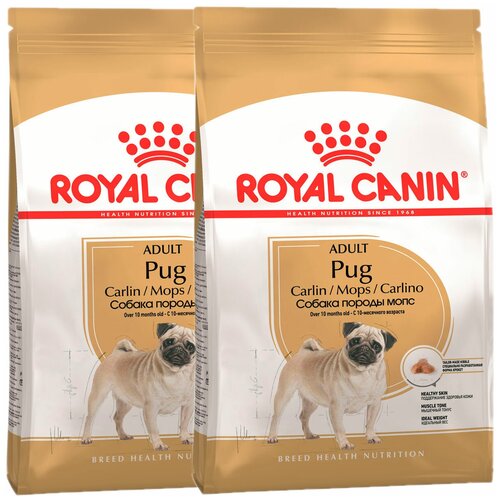 фотография ROYAL CANIN PUG ADULT для взрослых собак мопс (1,5 + 1,5 кг), купить за 3065р