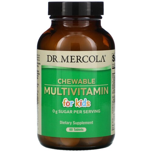 Dr. Mercola Chewable Multivitamin for Kids (Жевательные мультивитамины для детей) 60 таблеток (Dr. Mercola) фото