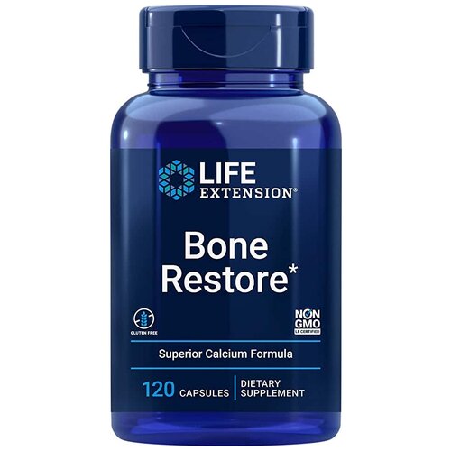 фотография Капсулы Life Extension Bone Restore with Vitamin K2, 220 г, 120 шт., купить за 2188р