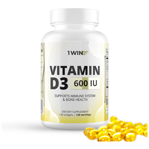 Vitamin D3, 600 МЕ фото