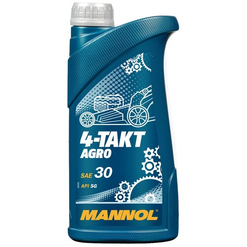 Масло для садовой техники Mannol 4-Takt Agro SAE 30, 1 л фото