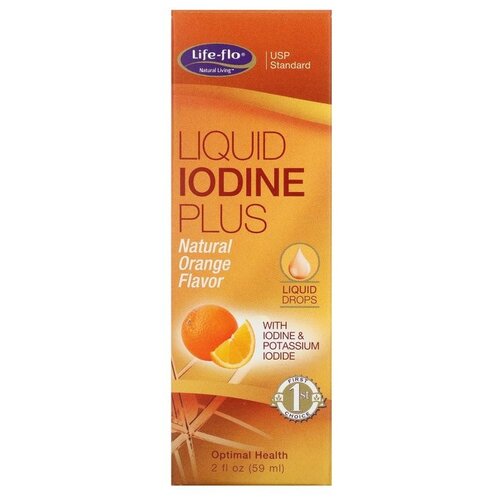 Капли Life-Flo Liquid Iodine Plus, 90 г, 59 мл фото