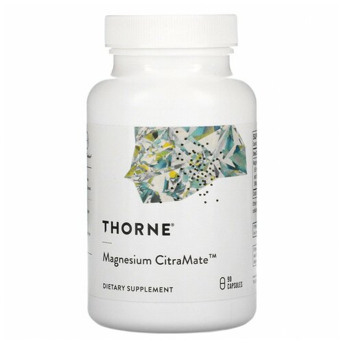 Thorne Research Magnesium Citramate 90 капсул фото