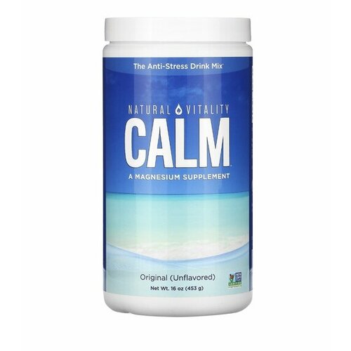 CALM магниевая антистрессовая смесь Natural Vitality CALM без вкуса 453 гр фото