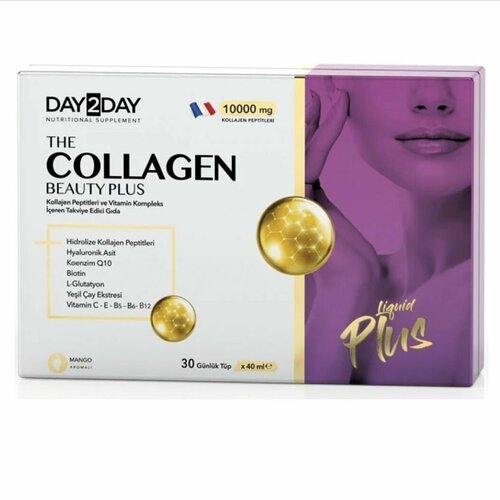 Day2Day The Collagen Beauty Plus, 30 туб. Коллаген пептид коктейль. ORZAX. Турция фото