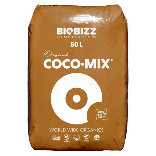 Субстрат BioBizz Coco-Mix коричневый, 50 л фото