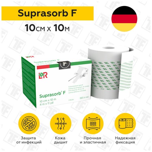 Suprasorb F - повязка нестерильная в рулоне, 10 см x 10 м фото