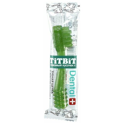 TiTBiT DENTAL + 0,013кг Зубная щетка с мясом кролика для собак маленьких пород фото