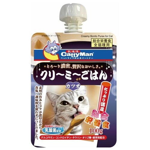 Лакомство для кошек Japan Premium Pet Сгущёнка на основе японского тунца, 100 гр фото