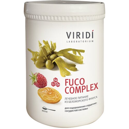 Желе из водоросли фукус FUCO COMPLEХ VIRIDI (лечебное питание для профилактики сердца и сосудов, источник органического йода витаминов и минералов) фото