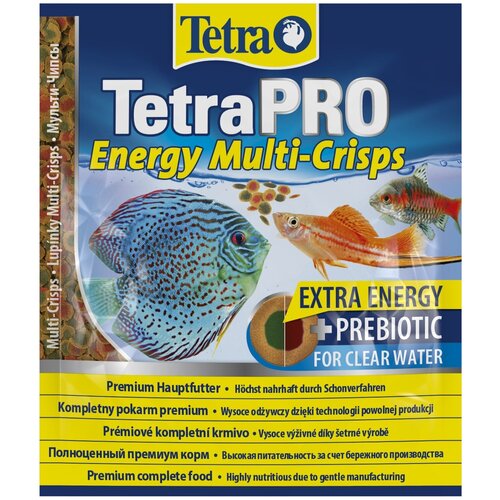 Tetra TetraPRO Energy Multi-Crisps корм для рыб в чипсах, 12 г фото