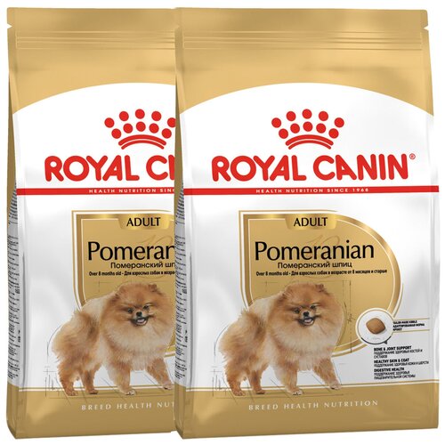 фотография ROYAL CANIN POMERANIAN ADULT для взрослых собак померанский шпиц (1,5 + 1,5 кг), купить за 3119р