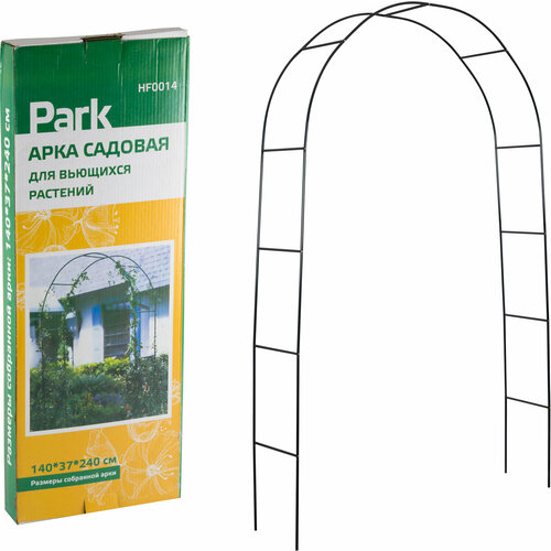 Арка Park садовая для вьющихся растений HF0014 240 х 140 см, 1 шт. 1 53 см 140 см 240 см 37 см зеленый 1.89 кг фото