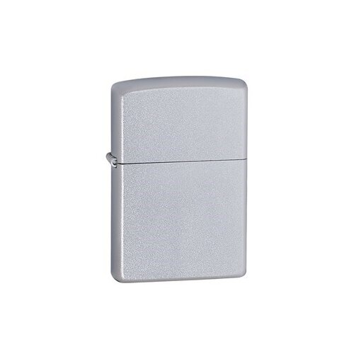 Оригинальная бензиновая зажигалка ZIPPO Classic 205 с покрытием Satin Chrome™ фото