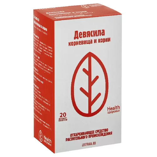 Здоровье Health корневище Девясила ф/п, 30 г, 20 шт. фото