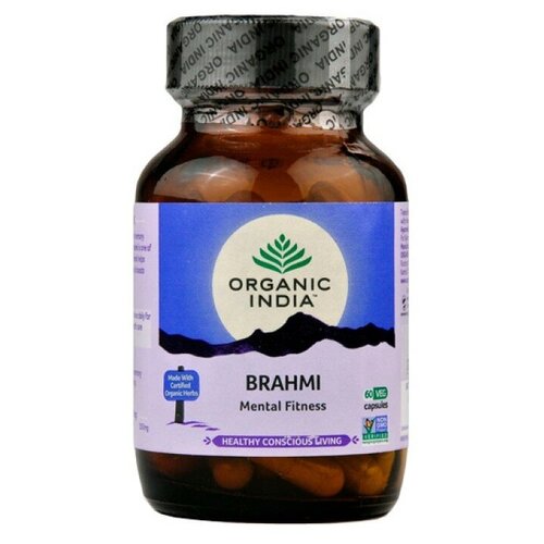 фотография Brahmi Organic India (Брахми Органик Индия) 60 капсул, купить за 938р