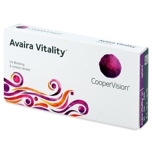 Контактные линзы CooperVision Avaira Vitality, 6 шт., R 8,4, D -3,25 фото