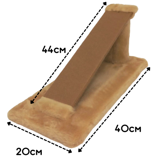 Когтеточка ковровая с пропиткой горка L / когтеточка для кошек / когтеточка доска фото