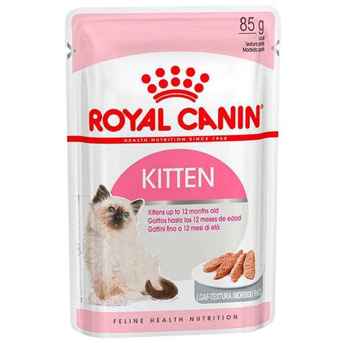 Влажный корм Royal Canin Kitten для котят в возрасте до 12 месяцев (паштет), 85 г 12 шт. фото