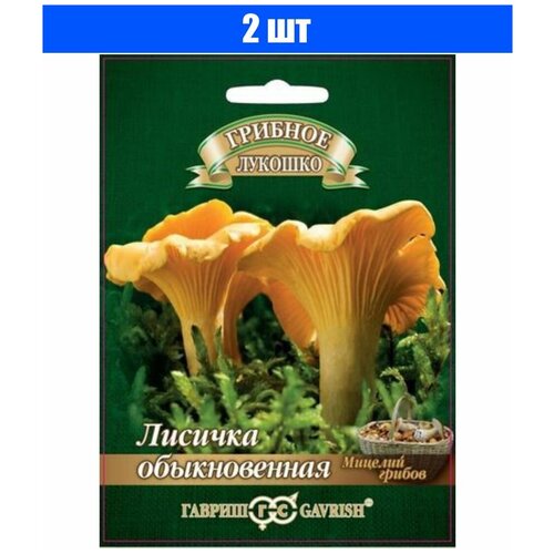 Мицелий грибов Гавриш Грибное лукошко Лисички на зерновом субстрате 15 мл, 2 уп. фото