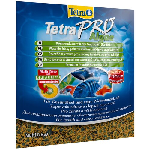 Сухой корм  для  рыб, ракообразных Tetra TetraPro Algae, 18 мл, 12 г фото