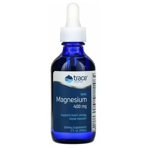 Trace Minerals ® Ionic Magnesium (ионный магний) 400 мг 59 мл фото