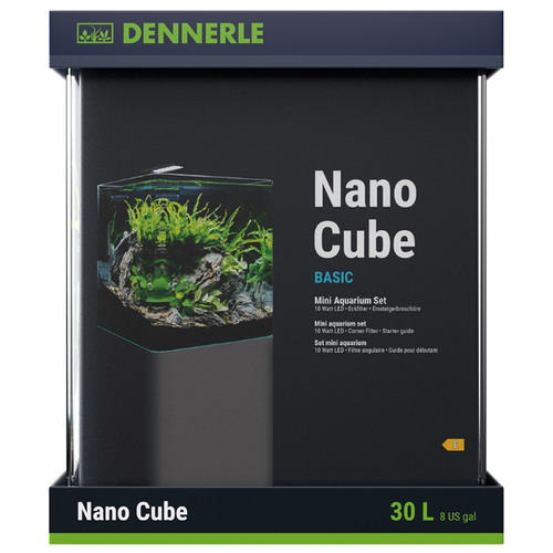 фотография Аквариум Dennerle Nano Cube Basic 30 литров (в комплекте фильтр, освещение), купить за 15030р