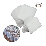 foto FGASAD 200PCS Borsa in Tessuto Non Tessuto Seedling piantare Bag in Tessuto Seedling Semi di piantare Bag Nursery Home Giardinaggio Suppliesy, Non-Tessuto, Bianco, 200pz, miglior prezzo , bestseller 2024