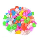 foto UEETEK 100pcs Luminous Cobblestones Pebbles Stones Glow nel buio per i serbatoi di pesci dell'acquario, miglior prezzo EUR 4,99, bestseller 2024