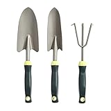 Photo Amazon Basics Garden Tool Collection - 3PC Garden Tool Set (Hand Trowel, Hand Transplanter, Hand Cultivator), best price $15.59, bestseller 2025