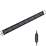 Foto NICREW SlimLED Luz para Acuario Plantado, Luz Delgada LED Acuario Plantado, Lámpara para Acuario de Dulce Agua, 90-110 cm, 25W, 1600 LM, Temperatura de Color Regulable, mejor precio 44,19 €, éxito de ventas 2024