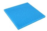 Foto Wacredo Filterschaum zur Verwendung für Aquaristik und Teichfiltersysteme Filterschwamm Filtermatte (50 x 50 x 3cm - 10PPI (grob), blau), bester Preis 6,99 € (27,96 € / quadratmeter), Bestseller 2024