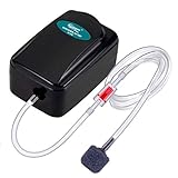 Photo hygger Mini Aquarium Air Pump Kit Small Fish Tank Air Pump 1W for 1-20 Gallon Fish Bowl with Air Tube Air Bubbler Stone Check Valve (1W), best price $13.99, bestseller 2025