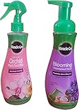 Photo Miracle-Gro Blooming Houseplant Food, 8 oz & Miracle-Gro Orchid Plant Food Mist (Orchid Fertilizer) 8 oz. (2 fertilizers), best price $16.95, bestseller 2025