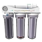 Photo AQUATICLIFE 4-Stage Reverse Osmosis Water Filtration Deionization System, RO/DI Filter Unit 100 GPD, best price $126.72, bestseller 2025