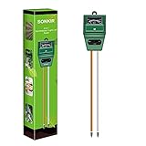 Foto Sonkir Medidor de pH de Suelo, 3 en 1, medidor de Humedad/luz/pH del Suelo, Kits de Herramientas de jardinería para el Cuidado de Las Plantas, Ideal para jardín, césped, Granja (Verde), mejor precio 11,89 €, éxito de ventas 2025