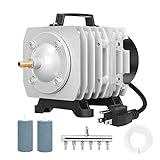Photo VIVOHOME 32W 950 GPH 60L/min 6 Outlets Commercial Air Pump with 2 PCS 4 x 2 Inch Airstones and 25-ft Air Tubing Combo, 3 Sets, best price $54.99, bestseller 2024