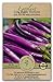 Gaea's Blessing Seeds - Eggplant Seeds - Long Purple Heirloom Non-GMO Seeds with Easy to Follow Planting Instructions - 91% Germination Rate Net Wt. 1.0g new 2024