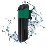 Photo FREESEA Aquarium Power Filter Pump: 5 Watt Pump Internal Filter Increase Oxygen 4 in 1 Pump | 132 GPH for Up to 150 Gallon, best price $32.88, bestseller 2024