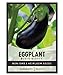Eggplant Seeds for Planting - Black Beauty Solanum melongena is A Great Heirloom, Non-GMO Vegetable Variety- 300 mg Seeds Great for Outdoor Spring, Winter and Fall Gardening by Gardeners Basics new 2024
