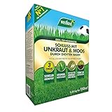 Foto Westland Schluss mit Unkraut & Moos, 5,25 kg, 150 m² – Rasendünger für dichten Rasen, feines Rasen-Granulat ideal für Mähroboter, bester Preis 24,99 € (4,76 € / kg), Bestseller 2025